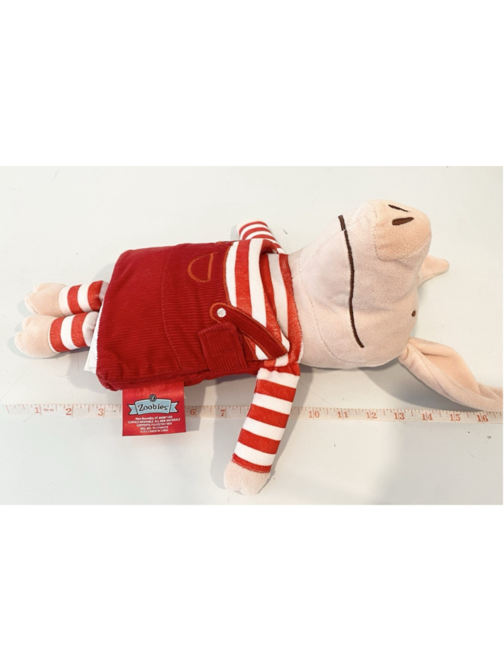 Zoobies Olivia the Pig Book Buddies Plush 2012 Cloth Storybook 16” Doll - Picture 7 of 7